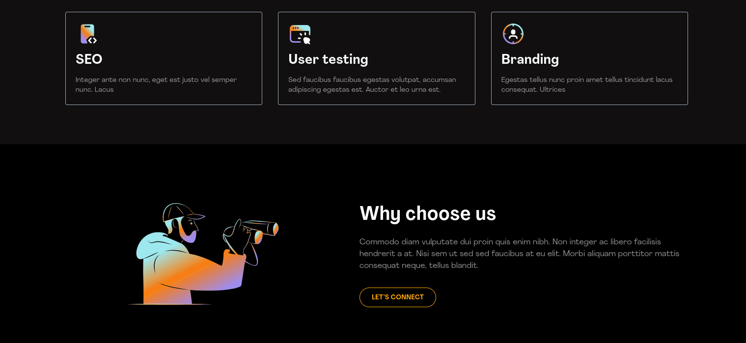 Shadient.co - Agency Landing Page — скриншот 3